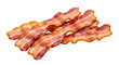 © Doley Design - Crispy Cooked Bacon Strips Arranged on a bacon, pork, meat, food, breakfast, crispy, cooked isolated on a transparent
