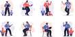© kilan - Diverse individuals engaged in digital activities, business, and daily life scenarios