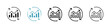 © naba - Improvement icons collection in black and blue colors