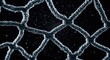 © HAZERA - Intricate network of textured fibers against a dark, speckled background
