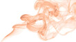 © amelia - Pastel peach smoke swirl isolated on white background
