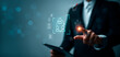 © Sutthiphong - Business professional implementing change management strategy through digital interface, organizational transformation planning, workforce transition and leadership adaptation concept