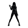© mdanamulislamopu - A woman in a two-piece outfit strikes a pose with her hand up.