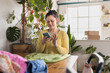© ReeldealHD images - Young woman selling clothes online