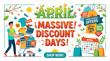 © Ferlani - April Massive Discount Days Sale Promotional Banner