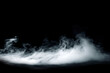 © Mikel Blazgad - Realistic Subtle Smoke FX Overlay, White Fog Effect on Black Background
