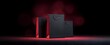 © ckybe - The black friday dark background emphasizes stylish and contemporary promotional visuals with striking appeal