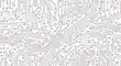 © UDIN - Abstract black and white electronic circuit board pattern, representing technology and connections.