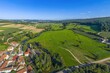 © ARochau - Ausblick auf das Tal der Schwarzach rund um die Gmeinde Altendorf an einem wolkenlosen Sommerabend