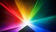 © Judith - Rainbow Light Reflection Created By A Glowing Crystal Prism Polished Glass Highlights And Clean Spectral Color Separation Transparent Background For High Quality Overlays