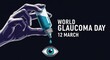 © Omni Visuals - Medical Eye Drops Treatment Poster For World Glaucoma Day