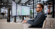 © Andrey Popov - Civil Engineer Utilizes Advanced Software To Study Urban Traffic Patterns