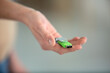 © auremar - hand holding usb memory device
