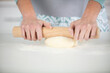 © auremar - cook rolling dough with rolling-pin