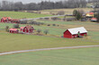 © a40757se - High angle view of houses and trees on field in Grnna - Sweden