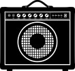 © Janna - Guitar Amp Silhouette Vector Illustration