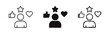 © ICONS FOR YOU - User feedback and rating icon set. Customer satisfaction, review, and social engagement symbols.