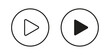 © kia - Play icon. Black and White Vector Illustrations. line icon vector pictogram