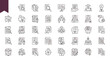 © Dieke - Collection of Grey Line Icons Showcasing Diverse Everyday Objects and Concepts.