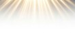 © Nilima - Golden Sunlight Rays Shining on White Background with Soft Gradient