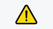 © zishan - Warning sign with exclamation mark on triangle symbol for attention and alertness, Generative AI.