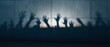 © vetrana - Shadows of hands reaching on a concrete wall during a night scene