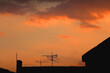© jelena990 - View of beautiful colorful sunset sky.