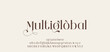 © Maheen - Lettering Minimalist Fashion. Elegant alphabet letters serif font and number. Typography fonts regular uppercase, lowercase.