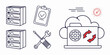 © Abu - Cloud data storage and server management cloud computing database network