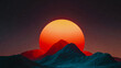 © Concept Photo Studio - Coucher de soleil sur les montagnes