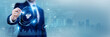 © Shevon - IT engineer using a pen while analyzing data Web Hosting and server management, cloud solutions, online platform maintenance, website infrastructure, domain services, hosting technology