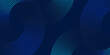 © Rayyan - Navy blue background with curved and overlapping glowing circles lines effect