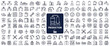 © Amir - Industrial production and manufacturing process line icons collection