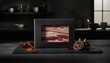 © QuoDesign - Premium raw bacon in dark gourmet setting