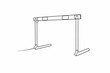 © Daniel - Hurdle minimalista en línea continua