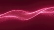 © Sampao - Abstract Pink Wave with Glitter Particles Creating Ethereal Mood and Dreamy Atmosphere for Digital and Print Applications