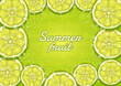 © WS TYAN - Lime summer fruit for Juice Menu background