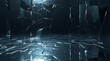 © Lahiru - A dark room with shattered glass and a beam of light shining through