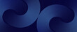 © Muis - Abstract blue glowing geometric lines modern shiny blue circle lines pattern. Suit for cover,  banner, brochure
