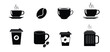© Chaity~Gallary - Coffee cup icon set. Cups of coffee tea collection. Tea cup illustration sign collection.
