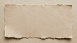 © FANGWORLD - Aged rustic paper scrap with naturally torn edges, offering a versatile blank canvas for your design projects, text overlays, or vintage artistic compositions