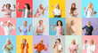 © Pixel-Shot - Collage of beautiful mature women on colorful background