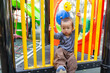 © leungchopan - Baby playing happily at park during daytime