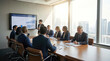 © Tin - Business consulting meeting brainstorming new project finance investment budget paperwork boss concept. Business meeting with professionals discussing financial graphs.