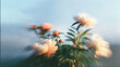 © Iren Art - Soft Blurred Peonies. Y2K Florals Vintage abstract floral background