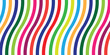 © MDABDUL - Vibrant multicolored striped pattern with wavy lines in various colors