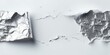 © antishock - Ripped paper texture, silver foil fragments. Dramatic lighting creates stark contrast, emphasizing separation, damage. Minimalist composition.