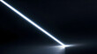 © AmineStock33 - Cinematic White Light Beam Diagonal On Dark Abstract Background