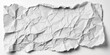 © antishock - Crumpled paper strip rests upon white surface, contrasted against dark background. Texture appears fragile, possibly discarded material.