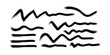 © MDISMAIL - Set of black brush stroke lines isolated on transparent background various wavy and zigzag patterns hand drawn artistic design elements graphic abstract strokes